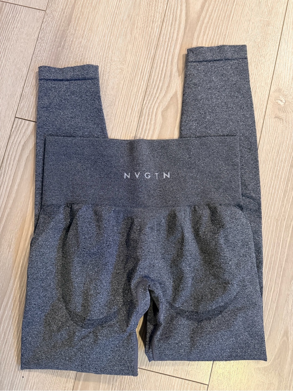 NVGTN Charcoal Grey Seamless High-Waist Leggings